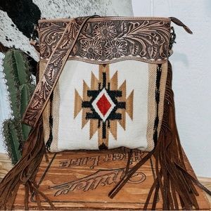 American Darling Fringe Leather Purse